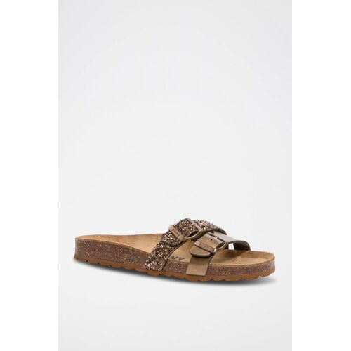 Chaussures Mules Marronmarron/argenté