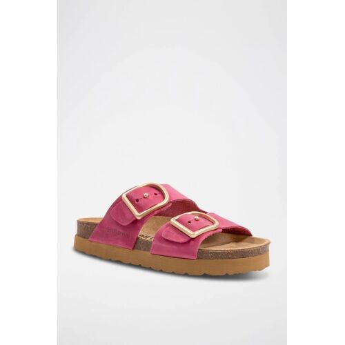 Chaussures Sandales Plateformes En Nubuck Fuchsiaviolet
