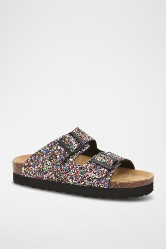 Chaussures Mules Noirmulticolore