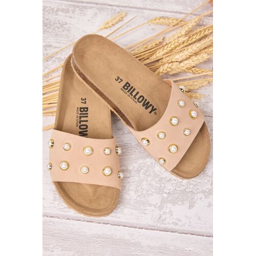 Chaussures Mules En Nubuck Rose Poudrérose