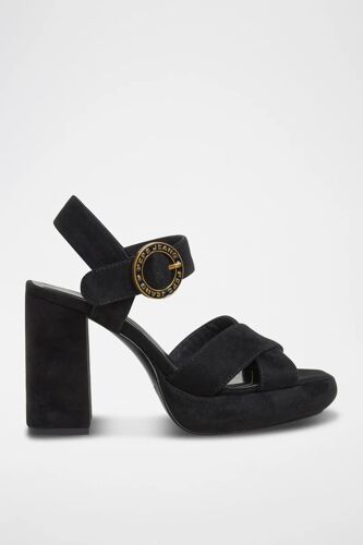 Chaussures Sandales Talons Plateformes Noir