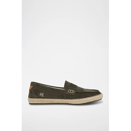 Mocassins En Nubuck Vert