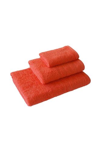 3 Serviettes Orange Foncé Orange