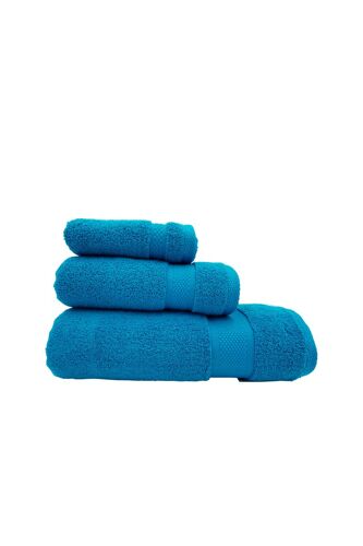 3 Serviettes Bleu Émeraude Bleu