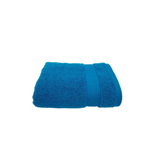 Serviette De Toilette Bleu Émeraude - 50 X 90 Cm Bleu