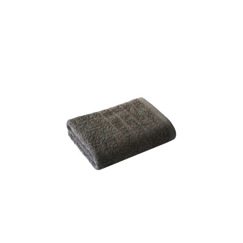 Serviette De Toilette Taupe - 50 X 90 Cm Marron