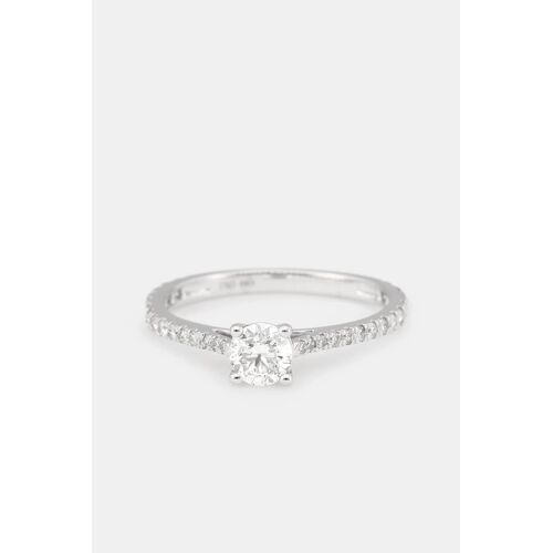 Solitaire Royal Or Blanc Et Diamants 48 Blanc/Argenté