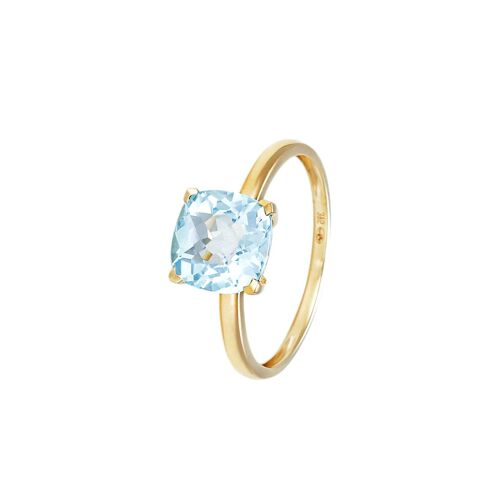 Bague Topaze Unique - Or Jaune Et Topaze 56 Jaune