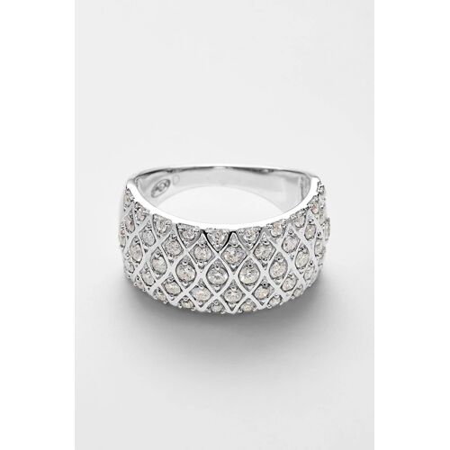 Bague Love Story - Or Blanc Et Diamants 60 Blanc/Argenté