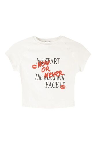 T-shirt - Ecru M Blanc