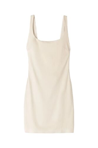 Robe Droite - Beige L Beige