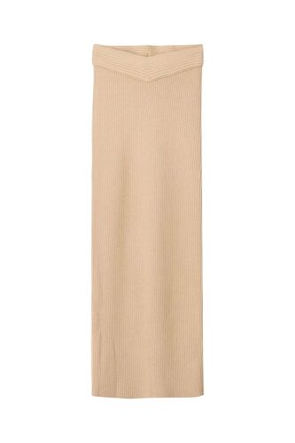 Jupe Midi - Camel L Marron