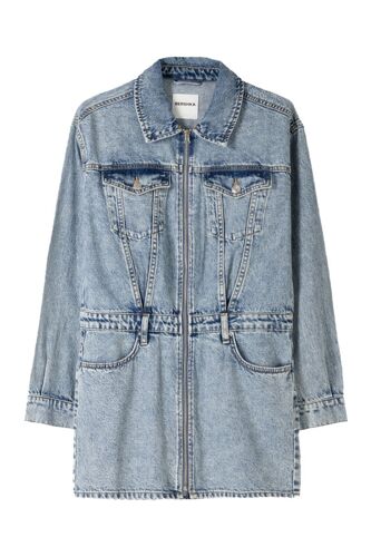 Robe Chemise - Bleu Clair Xs Bleu