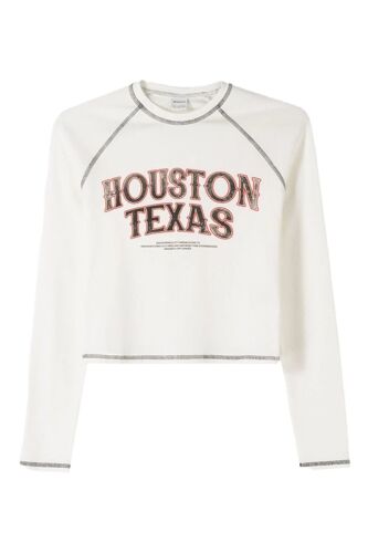 T-Shirt - Blanc S Blanc/Rouge/Marron