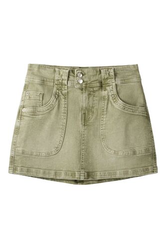 Minijupe - Kaki 34 Vert