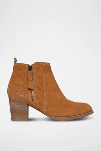 Chaussures Bottines En Nubuck Taxi Out Of Town Camel