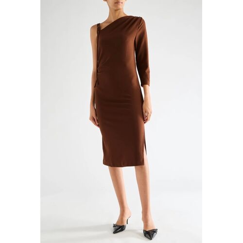 Robe Midi - Marron S - Marron