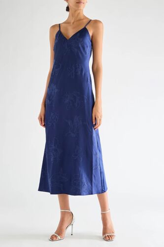 Robe Midi - Bleu Marine S - Bleu