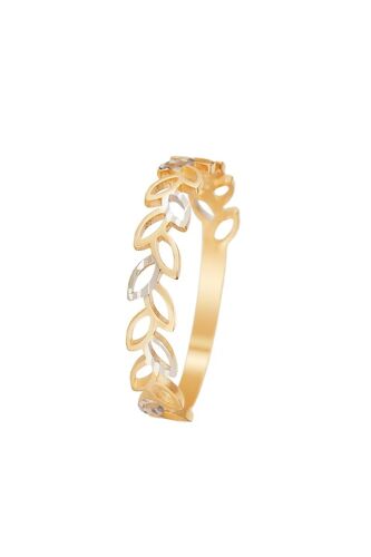 Bague Feuille Détachée - Or Jaune 62 Doré