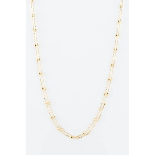 Collier Boules Doubles - Or Jaune Doré