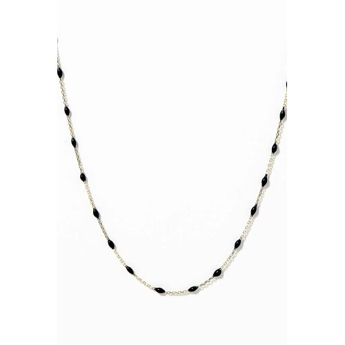 Collier Email Or Noir Or Jaune Jaune