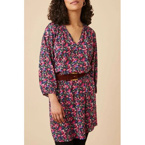 Robe Courte - Noir 1 Blanc/Noir/Vert/Rose