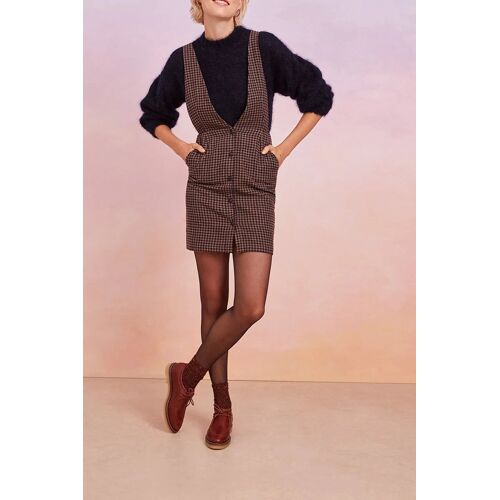 Robe Salopette En Laine Seriline - Marron T0- Marron