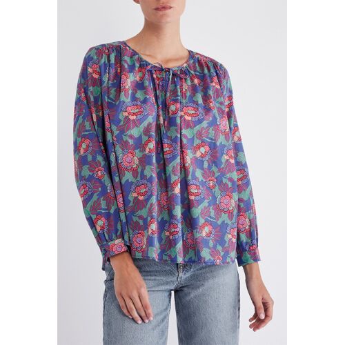 Blouse - Bleu 1 Rouge/Bleu/Vert/Rose