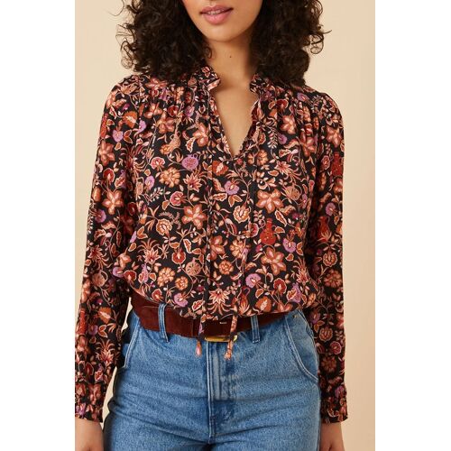 Blouse - Noir 1 Noir/Rouge/Violet/Rose