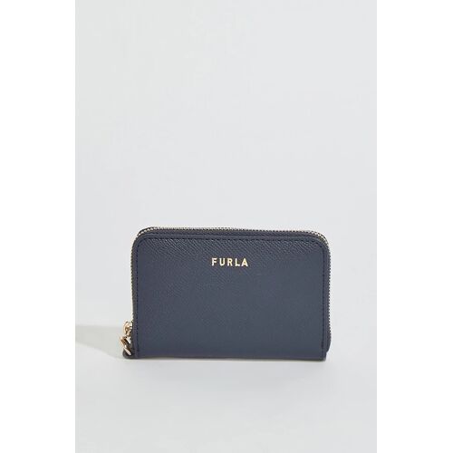 Portefeuille en cuir Gardenia - Taille S - Bleu marine