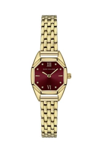 Montre À Quartz En Acier - Doré - Marc Malone