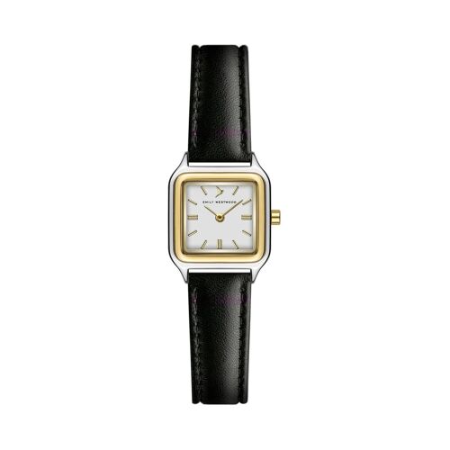 Montre À Quartz En Cuir - Blanc Et Argenté - Victoria Walls