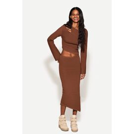 Crop Top - Marron Xs