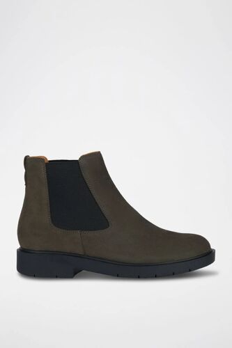 Bottines Chelsea En Nubuck Spherica - Gris 35 Gris