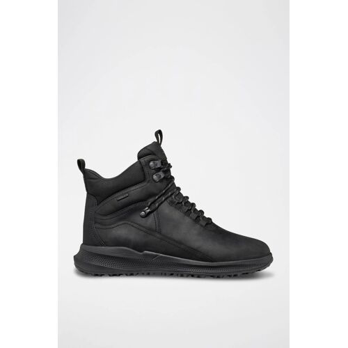 Chaussures Baskets Montantes En Cuir Noirnoir