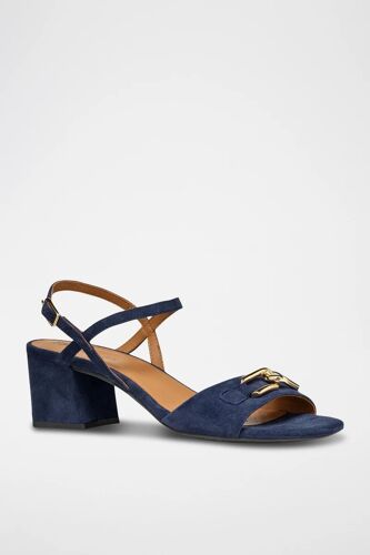 Chaussures Sandales Talons En Nubuck New Eraklia 50 Bleu