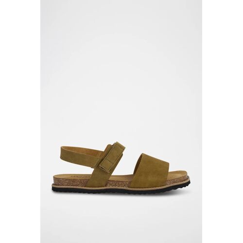 Sandales En Nubuck Leuca - Kaki 35