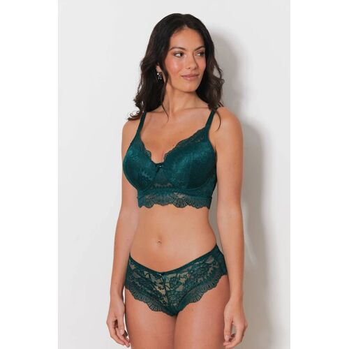 Soutien-Gorge Ampliforme Et String Solo - Vert 100d/Xl