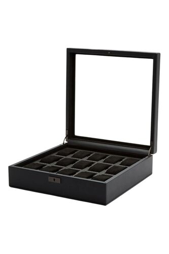 Coffret À Montres En Cuir Vegan Axis - Noir Unisexe - Sans Genre Noir