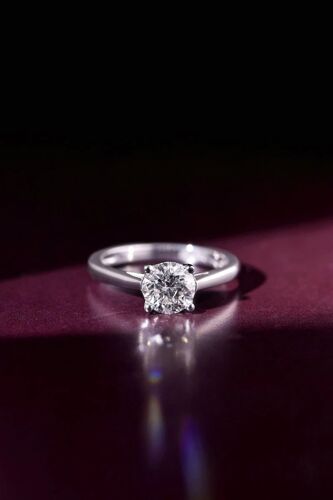 Solitaire Impérial - Or Blanc Et Diamant 59 Blanc