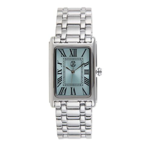 Montre À Quartz En Alliage - Argenté Et Bleu Bleu/Argenté