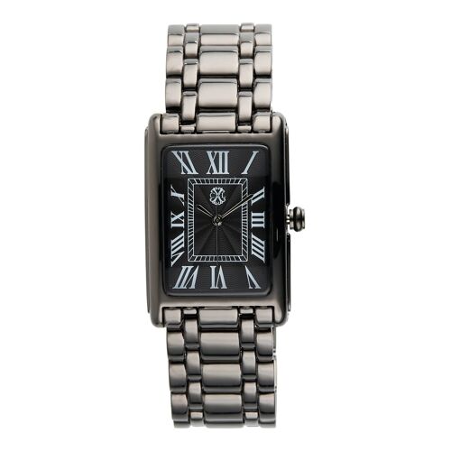 Montre À Quartz En Alliage - Gris Et Noir Gris