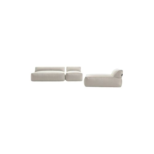 Chauffeuse Riviera - Beige - 4 places - En tissu doux