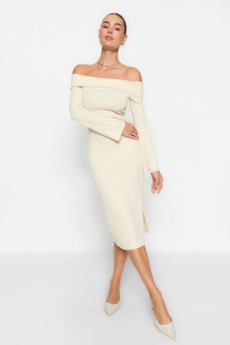 Robe Midi - Beige S