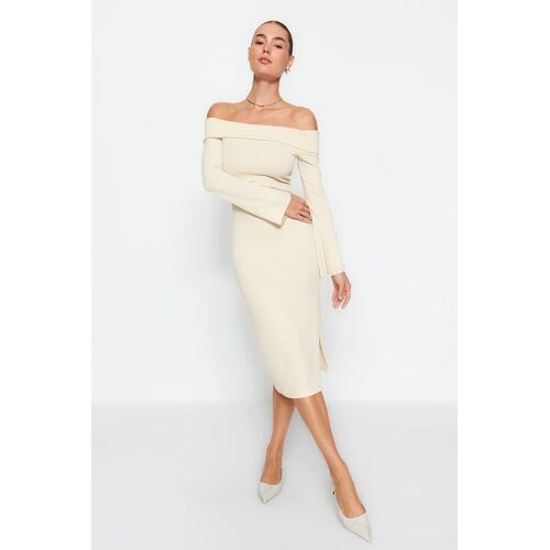 Robe Midi - Beige S