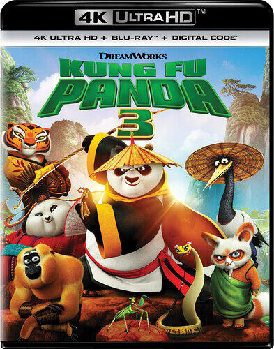 Kung Fu Panda 3 (10th Anniversary) [Ultra Hd] With Blu-Ray, 4k Mastering, Anniversary Ed, Sign Language, Subtitled
