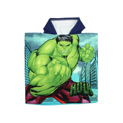 Poncho Avengers Marvel - Bleu Et Vert