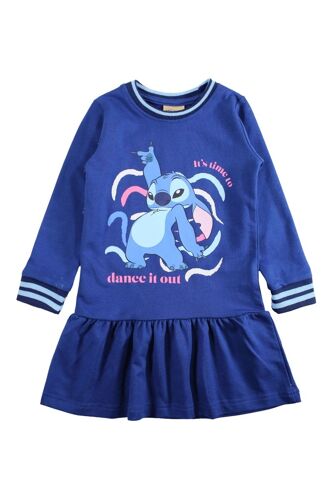 Robe Stitch Lilo Et Stitch Disney - Bleu Marine 4 Ans