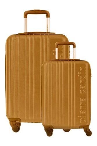 Valise cabine et valise semaine - Beige - 55/65 cm - Pierre Cardin Unisexe - sans genre Beige/Doré