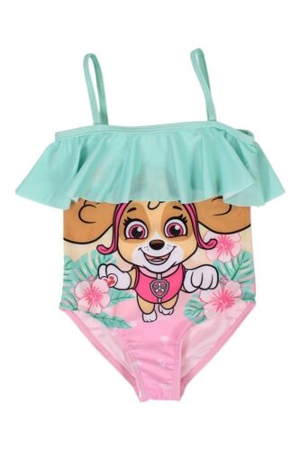 Maillot 1 Pièce Stella Pat¿ Patrouille - Blanc, Vert, Marron Et Rose 5/6 Ans